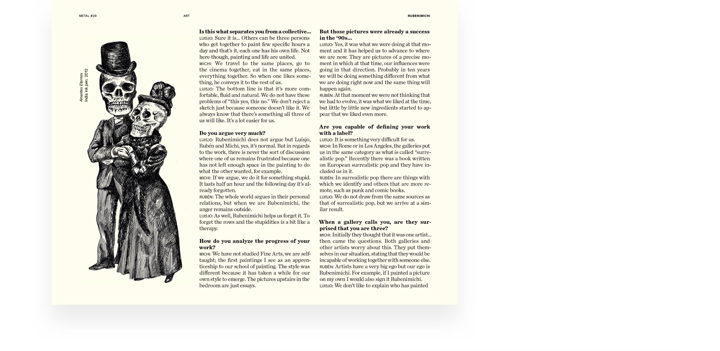 Metal interactive magazine