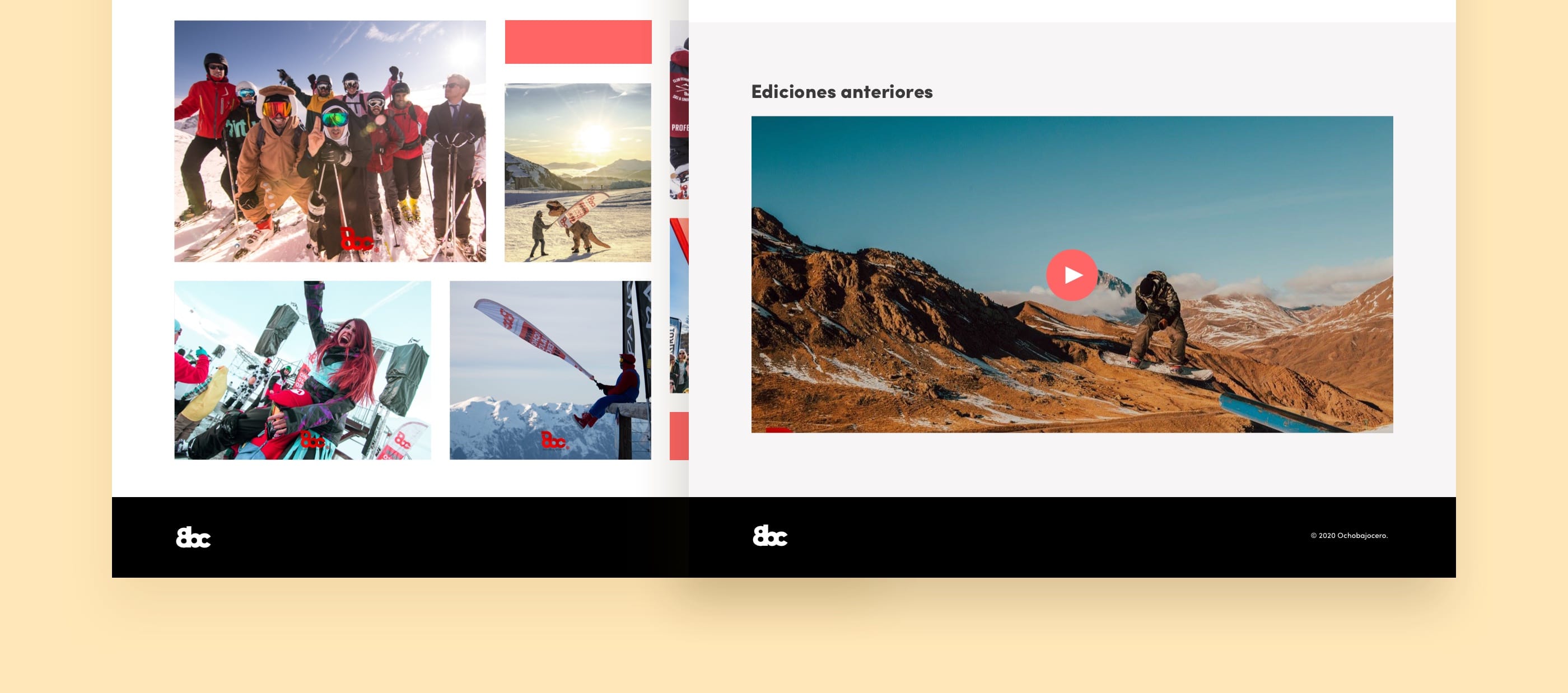 Ochobajocero Website redesign
