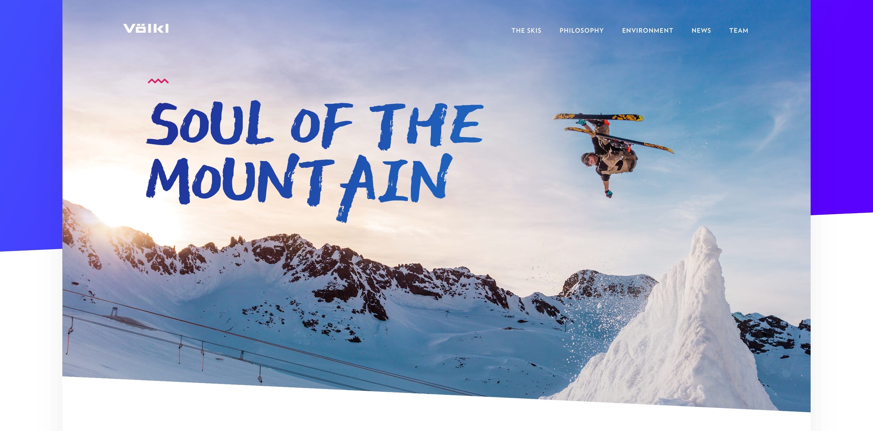 Volkl Website redesign concept