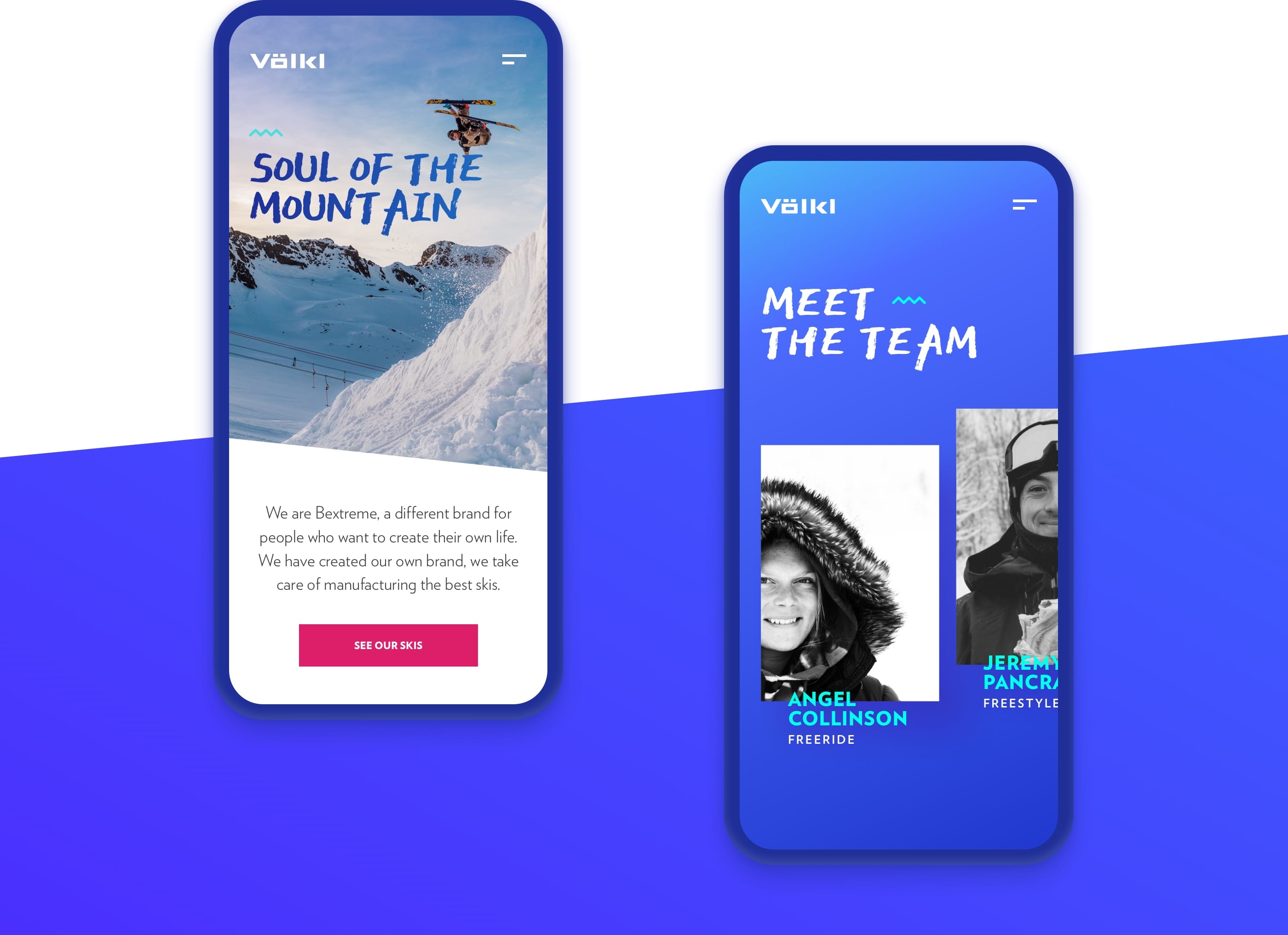 Volkl Website redesign concept