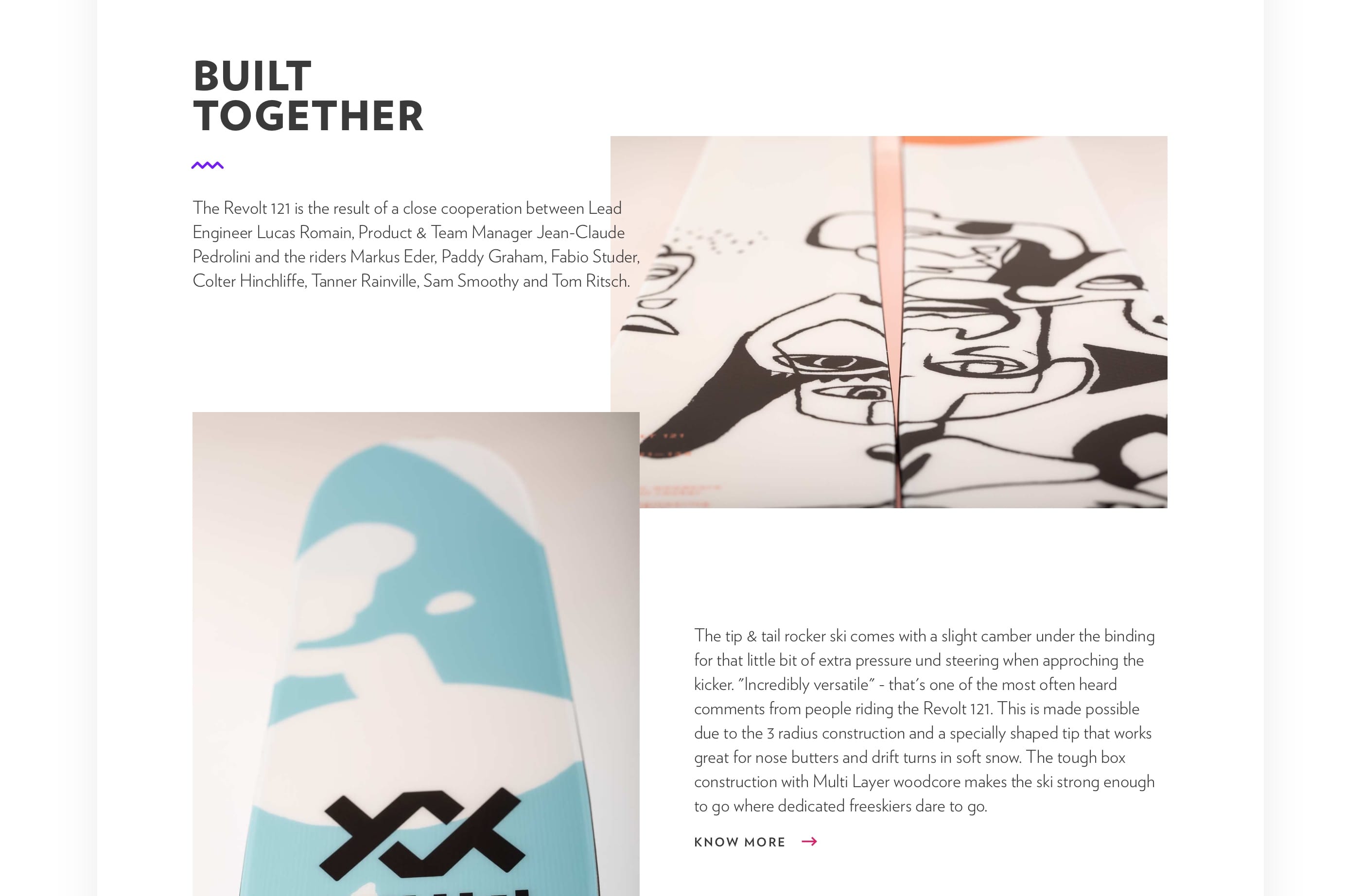Volkl Website redesign concept