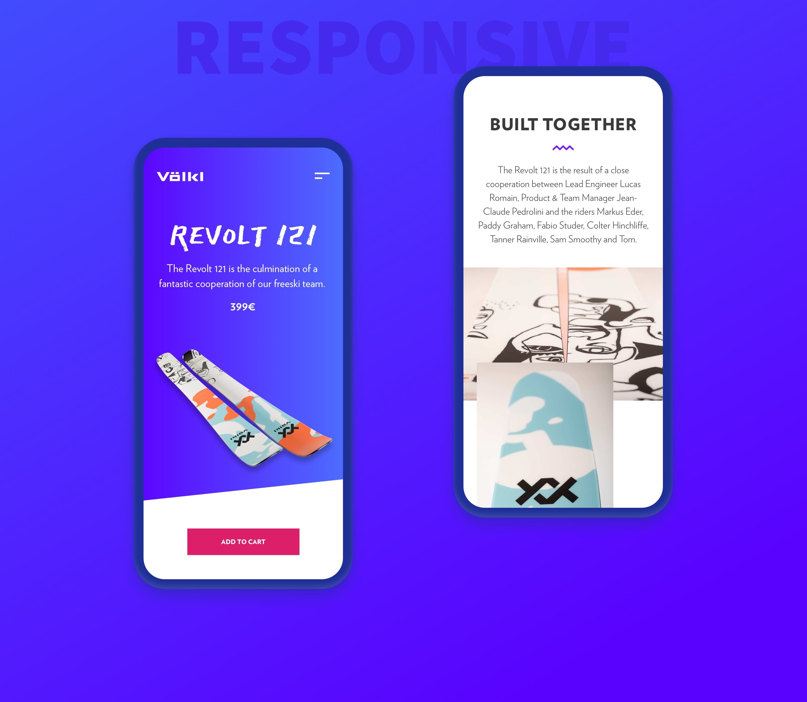 Volkl Website redesign concept